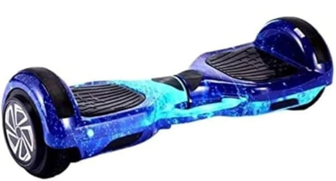 Smart Self-Balancing Electric Hoverboard Wheels with Bluetooth Music Speaker & Charger with RGB 3D LED Light & Remote, Cover | Trendy Musical Hoverboard for Boys & Girls and Best for Gift