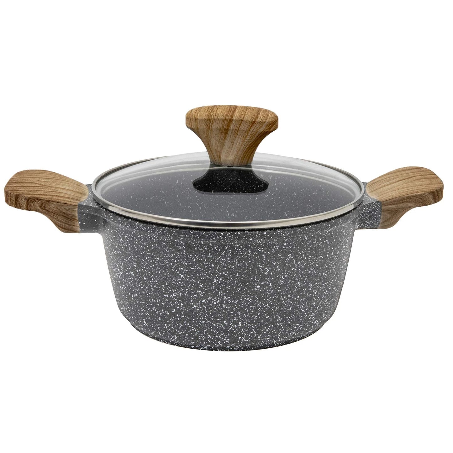 Granite Coated Aluminium Non-Stick Casserole 28cm DC1902 - Charm Trendify 