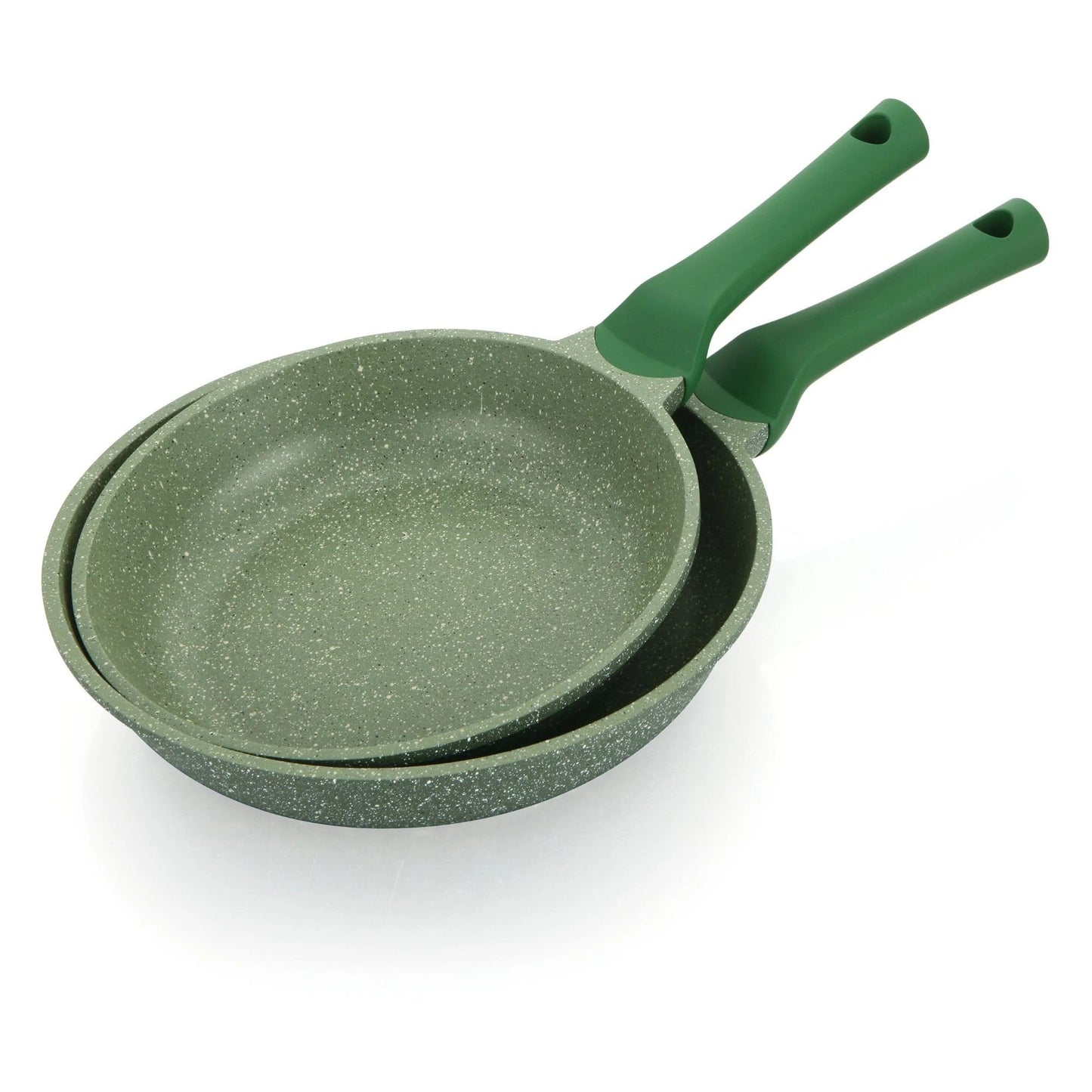 Non-Stick Cookware Set Multiple Sizes Oven-Safe Durable & Compatible with Al - Charm Trendify 