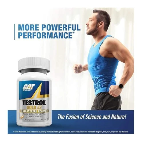 Gat Sports Testrol Gold ES, 60 Tablets - Charm Trendify 