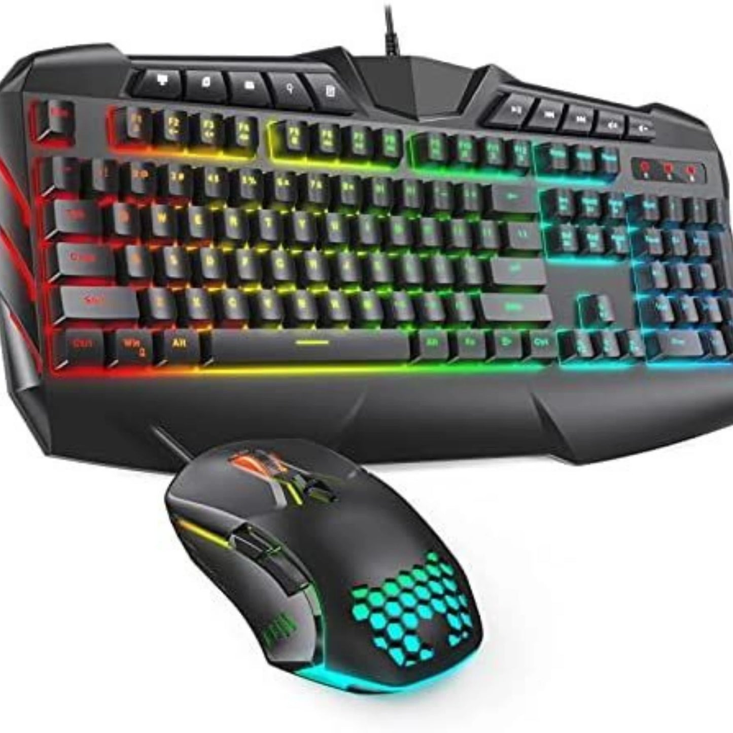 SKY-TOUCH G21 Computer Gaming Keyboard and Mouse Combo :Keyboard with Flexible - Charm Trendify 