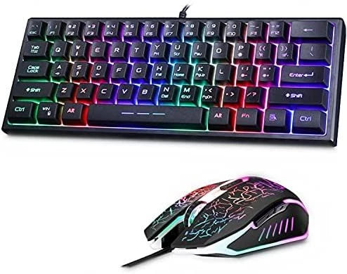 SKY-TOUCH G21 Computer Gaming Keyboard and Mouse Combo :Keyboard with Flexible - Charm Trendify 