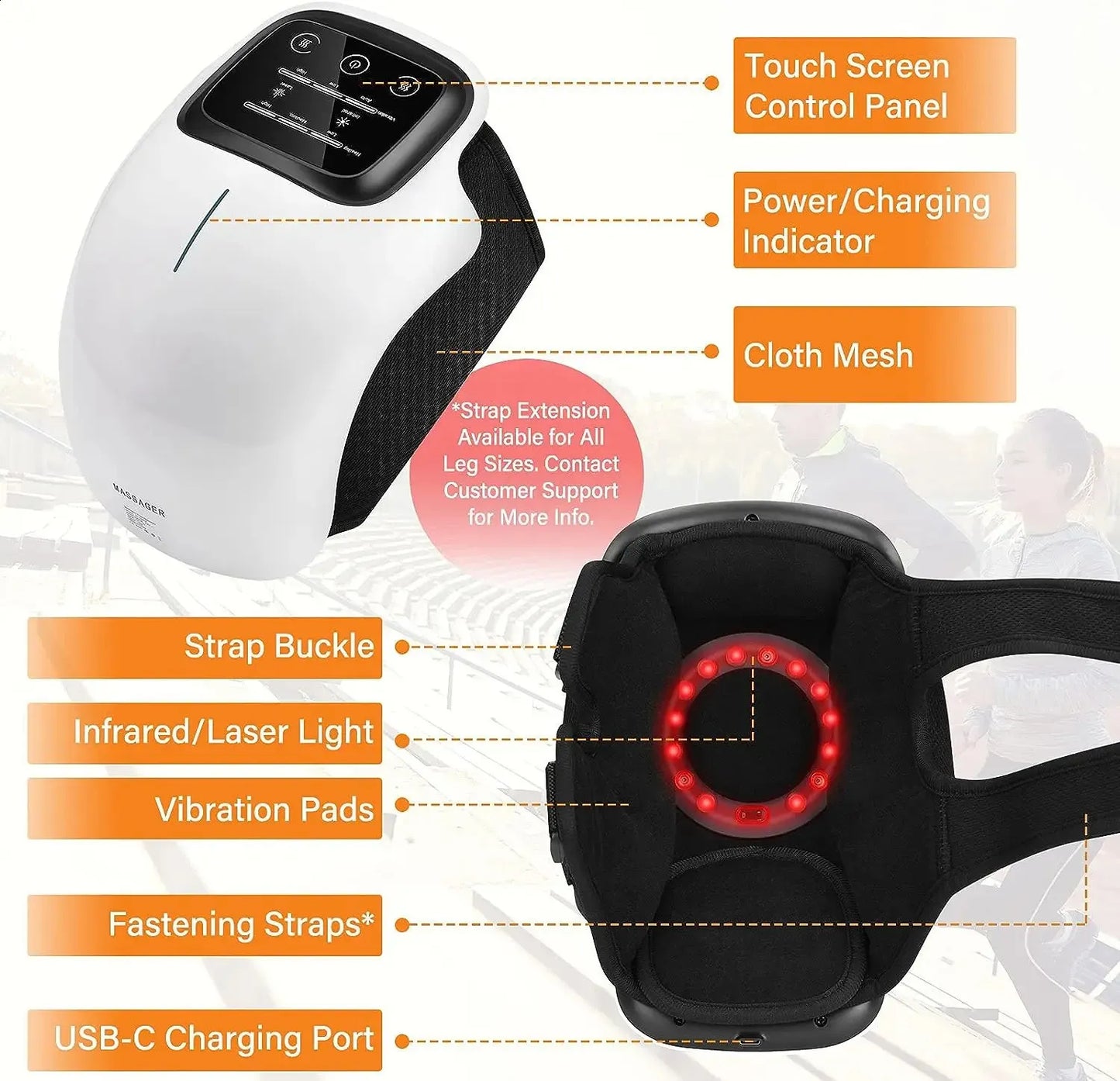 Knee Massager – Advanced Relief for Joint Pain and Muscle Stiffness