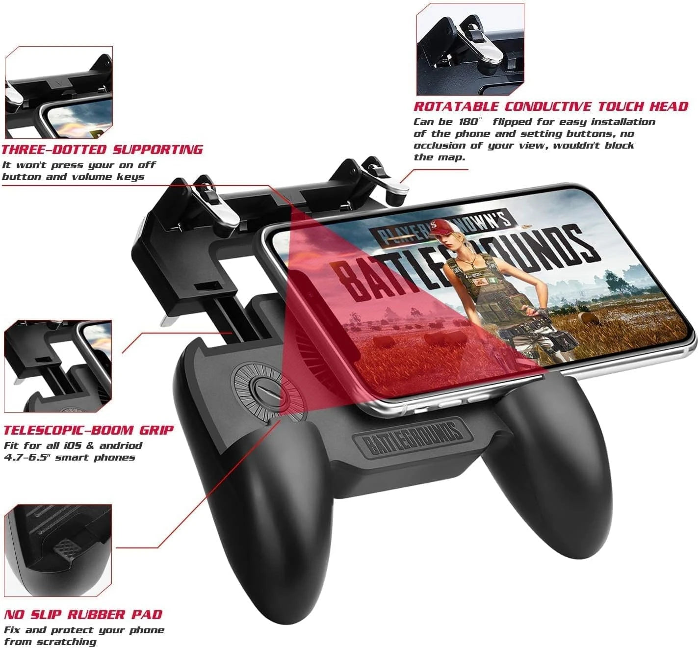 SP+ 2500MAH MOBILE GAME CONTROLLER WITH FAN - Charm Trendify 